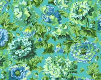 Rosemary - Green || August 2025 by Philip Jacobs for the Kaffe Fassett Collective, Free Spirit Fabrics - PWPJ134.Green sold by half yard