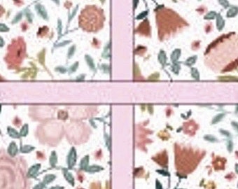 Goose Creek Garden Seed Pack - Charm Pack by Poppie Cotton 42 piece collection of 5 inch squares WF20824