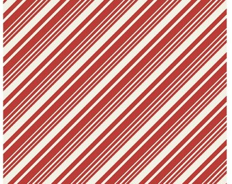 Retro HOHO red Diagonal stripe by Renee Nanneman of Neel'L Love - A-582-R - sold by the half yard