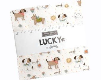 Lucky Charm Pack 55700PP by Sweetwater for Moda Fabrics, Moda Precuts, 42 5-inch Squares Charm Pack