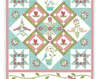 Bird Song QF 1722 by The Quilt Factory, Project Size: 53 x 68