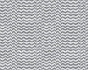 All About Plaids Herringbone Gray - 100% Cotton - Riley Blake Designs - Sold By The Half Yard - C636-GRAY