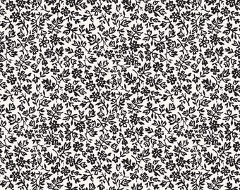 Wallflower White from the Old Made Collection by Riley Blake Designs C10598-WHITE, Sold by Half Yard