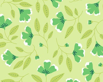 Grass Tumbling from Moonlit Garden by Patty Sloniger for Andover Fabrics, A-510-G, sold by the half yard