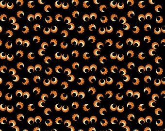 Sunset Dark Eyes from the Witchypoo collection by Renee Nanneman, sold by the 1/2 yard, A-257-KO