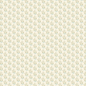 Bluebird by Edyta Sitar of Laundry Basket Quilts, Color - Pressed Flower, Pattern - Snowdrop, 1/2 yd, by Andover Fabrics, A-9839-L