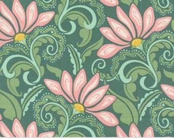 Tango Valencia Basil 27331 21, Designed by Kate Spain for Moda Fabrics -sold by the half yard