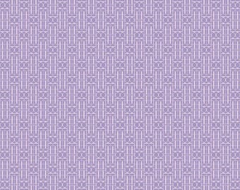 Awakening Trellis Lavender by Cherry Guidry for Riley Blake Designs, C17106-LAVENDER sold by half yard
