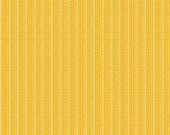 Awesome Autumn Stripes Saffron by Sandy Gervais for Riley Blake, sold by Half Yard C12178-SAFFRON