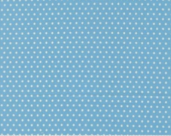 Animal Park Fun Bluebird 20967 12 by Stacy Iest Hsu for Moda Fabrics -sold by the half yard, Dots