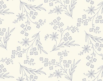 PearlWispy from the Abloom Collection By Renee Nanneman of Neel'L Love for Andover Fabrics - A-869-L - sold by the half yard