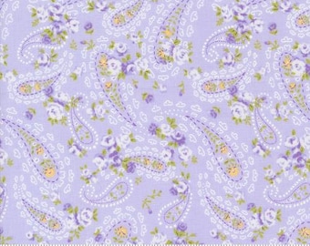 Georgia Lavender Paisley 18773 12, By Brenda Riddle Designs for Moda, 1/2 yd, 100% Cotton