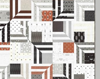 Fracture quilt pattern by Vanessa Goertzen for Lella Boutique, LB 195, finished size 60" x 72"