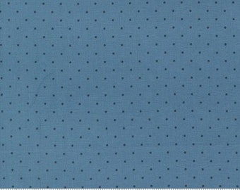 Shoreline Medium Blue 55307 13 by Camille Roskelley for Moda Fabrics -sold by the half yard