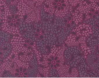 Parlor Good Vibes Only Plum 11962 26 by Crystal Manning, Moda Fabrics -sold by the half yard, Good Vibes Only Blenders