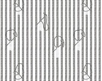 Sew Journal Stitches White C13885-WHITE by Riley Blake Designs - Trains Railroad Signs Tracks -   sold by the 1/2 yd