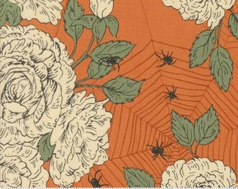 Home Sweet Haunt Pumpkin 20911 14 by Stacy Iest Hsu for Moda Fabrics -sold by the half yard, Fall / Halloween