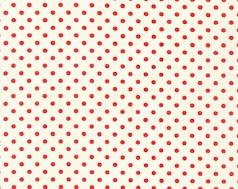 Daisy's Redwork by Debbie Beaves: Cotton Quilting Fabric by Flowerhouse for Robet Kaufman   FLH-21270-83 VINTAGE WHITE,  sold by half yard