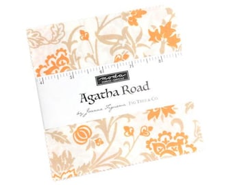 Agatha Road Charm Pack 35410PP by Fig Tree Co and Moda Fabrics, Moda Precuts, 42 5-inch Squares Charm Pack