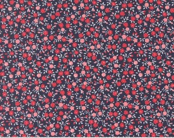 Summertime Navy 55321 20 by Camille Roskelley for Moda Fabrics -sold by the half yard