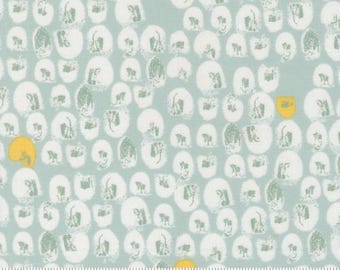 Balisong Seaglass 11664 13, Designed by Zen Chic for Moda Fabrics -sold by the half yard, Shell Mosaic Geometrics