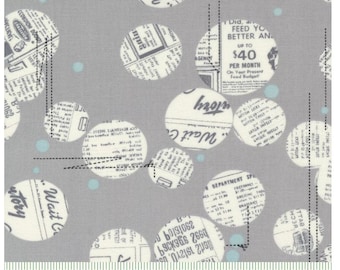 Celestial Platinum Grey, Designed by Zen Chic for Moda Fabrics -sold by the half yard 48750 14