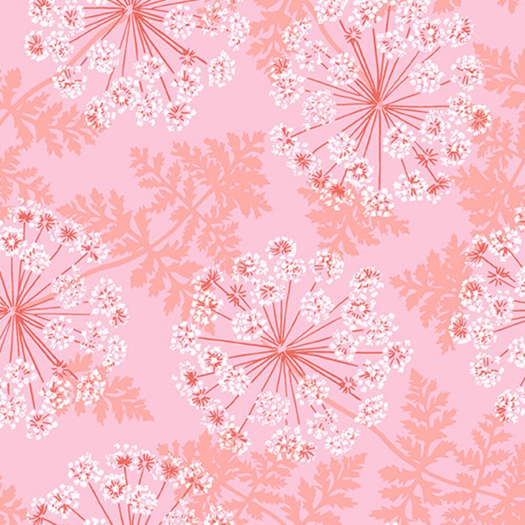 Pink Pattern: Wild Carrots From the Flora and Fauna Collection by Patty ...