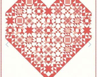 Endless Love Quilt Boxed Kit  by  Sandy Gervais - 59" x 58" Riley Blake Designs KT-15400