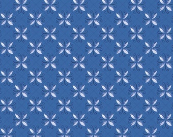 Sunshine & Dewdrops Tile Blue by  Sandy Gervais for Riley Blake Designs C11971-Blue, sold by the half yard