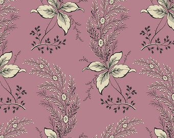 English Garden by Edyta Sitar of Laundry Basket Quilts for Andover, Color Jam, Pattern: Orchid, sold by the half yd., A-793-P