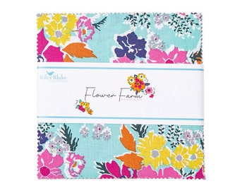 Flower Farm 5" Stacker 42 Pieces, designed by Keera Job for Riley Blake Designs, 100% cotton 5-13980-42