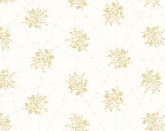 Chantrelle Cream Pattern : Little Bouquets by Giucy Giuce from the Wallflower Collection, Andover Fabrics, Inc sold by Half Yard A-9874-N