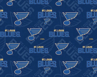 Only 13" NHL St. Louis Blues 100% cotton, sports fan, decorative, gift, man cave, official fabric, mask fabric