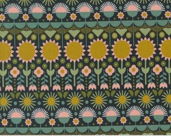 Imaginary Flowers Ebony 48383 21 by Gingiber and Moda Fabrics -sold by the half yard
