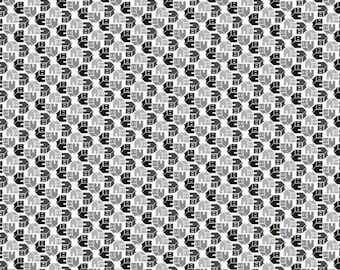 Jillily Studios Home Again Houses Toss Black - 1/2 Yard 100% quilters cotton - by Jill Finley For Riley Blake