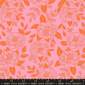 Rise And Shine - Azalea RS0079 12, by designer Melody Miller and the Ruby Star Society - sold by the half yard