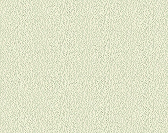 Noel by Edyta Sitar for Laundry Basket, Color - Frost, Pattern - Wintergreen, 1/2 yd, 100% Cotton by Andover Fabrics, A-9920-L