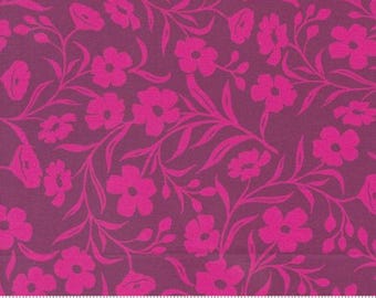 Maeve Tansy Boysenberry 11934 23 by Crystal Manning, Moda Fabrics -sold by the half yard, Florals