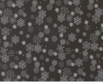 Holiday Cheer Midnight 20976 20 Designed by Stacy Iest Hsu for Moda Fabrics -sold by half yard, Snow Flurry Blenders Snowflake