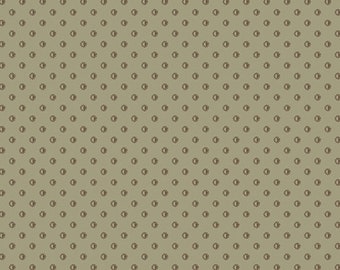 English Garden by Edyta Sitar of Laundry Basket Quilts for Andover, Color London Fog, Pattern: Gooseberry, sold by the half yd, A-799-L