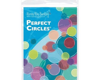 Karen Kay Buckley Perfect Circles, circle Templates for 15 sizes from 1/16" to 2" on a metal ring
