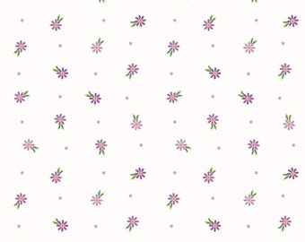Strength In Lavender Ditsy Lavender - 100% Cotton - by Riley Blake Designs - Sold By The Half Yard - C13224-Lavender