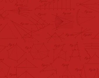 Red Color Theory from Andover Fabrics  Diagram pattern A-9152-R sold by half yard