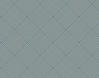 Mineral, Pattern: Gridlock, by Giucy Giuce Fabric from the Attic Collection, for Andover Fabrics, Inc sold by Half Yard A-9984-C