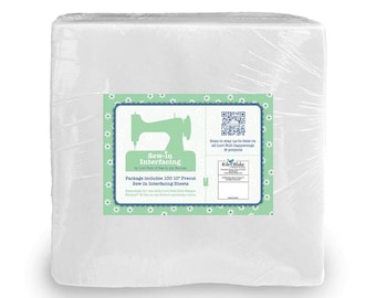 Lori Holt 10" Precut Sew-in Interfacing, non fusible, lightweight