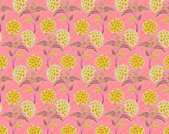 Trellis - Peach, Our Fair Home by Anna Maria from Freespirit, PWAH213.PEACH, sold by the half yard