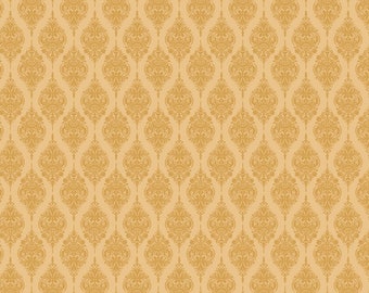 Elegance Exquisite Gold by Corinne Wells for Riley Blake, sold by Half Yard C12226-GOLD