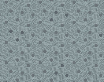 Socked In Pattern : Nucleoid, by Giucy Giuce from the Wallflower Collection, for Andover Fabrics, Inc sold by Half Yard A-8963-C