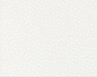 Funny Valentine Champagne White 37148 31, Designed by Lizzy House for Moda Fabrics - sold by the half yard, Tiny Hearts Valentines