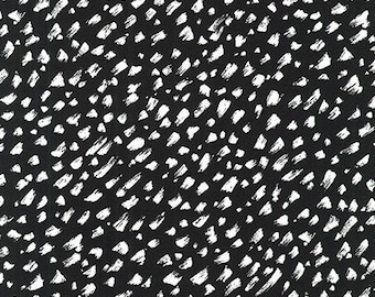 Pen and Ink - Brush - Black by Studio RK for Robert Kaufman, SRK-19116-2 BLACK, Sold by Half Yard